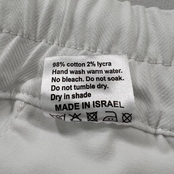 Bevy Flog Shely Drawstring Pant in White Original Size 29 Travel Pant - Picture 6 of 11